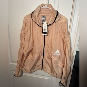 BNWT Woman’s Adidas x Zoe Saldana Hooded Windbreaker Jacket Size Small